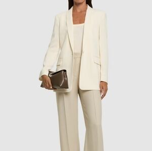 Theory Cream Long Blazer
